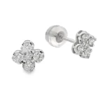 DIAMOND EARRING 18KW