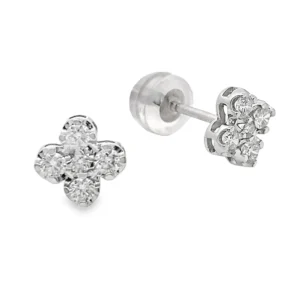 DIAMOND EARRING 18KW