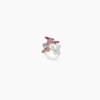 18K WHITE AND ROSE GOLD SAPPHIRE DIAMOND RING