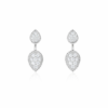 18K WHITE GOLD XS AND S MOTIF DIAMOND EARRING