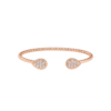 18K ROSE GOLD S MOTIF DIAMOND BRACELET