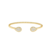 18K YELLOW GOLD S MOTIF DIAMOND BRACELET