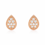18K WHITE GOLD DIAMOND EARRING