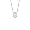 18K WHITE GOLD S MOTIF DIAMOND NECKLACE