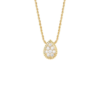 18K YELLOW GOLD S MOTIF DIAMOND NECKLACE
