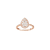 18K ROSE GOLD S MOTIF DIAMOND RING
