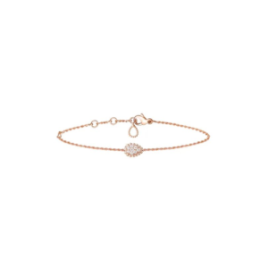 18K ROSE GOLD XS MOTIF DIAMOND BRACELET