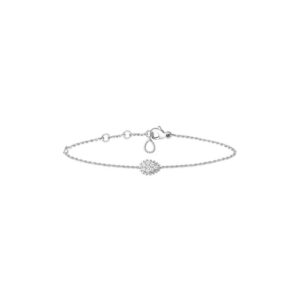 18K WHITE GOLD XS MOTIF DIAMOND BRACELET