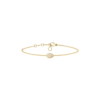 18K YELLOW GOLD XS MOTIF DIAMOND BRACELET