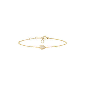 18K YELLOW GOLD XS MOTIF DIAMOND BRACELET