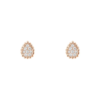 18K ROSE GOLD XS MOTIF DIAMOND EARRING