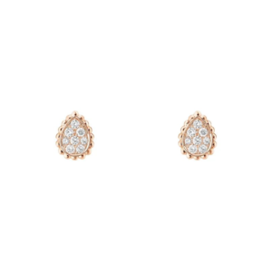 18K ROSE GOLD XS MOTIF DIAMOND EARRING