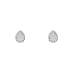 18K WHITE GOLD DIAMOND EARRING