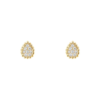 18K YELLOW GOLD XS MOTIF DIAMOND EARRING