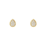 18K WHITE GOLD DIAMOND EARRING
