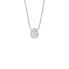 18K WHITE GOLD XS MOTIF DIAMOND NECKLACE