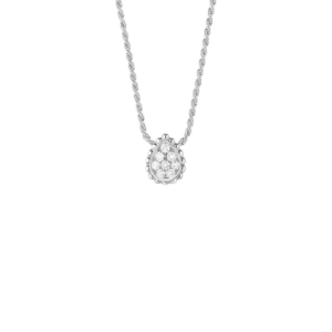 18K WHITE GOLD XS MOTIF DIAMOND NECKLACE