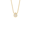 18K YELLOW GOLD XS MOTIF DIAMOND NECKLACE