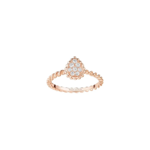 18K ROSE GOLD XS MOTIF DIAMOND RING