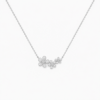 18K WHITE GOLD DIAMOND NECKLACE