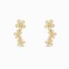 18K YELLOW GOLD DIAMOND EARRING