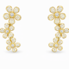 18K YELLOW GOLD DIAMOND EARRING