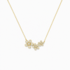 18K YELLOW GOLD DIAMOND NECKLACE