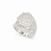 18K WHITE GOLD DIAMOND RING