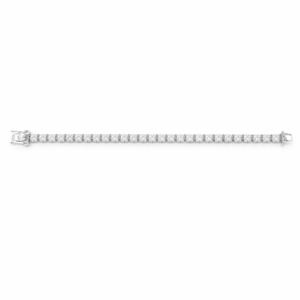 18K WHITE GOLD DIAMOND TENNIS BRACELET