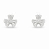 18K WHITE GOLD DIAMOND EARRING