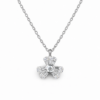 18K WHITE GOLD DIAMOND NECKLACE