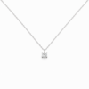 18K WHITE GOLD DIAMOND NECKLACE
