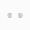 18K WHITE GOLD DIAMOND EARRING