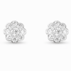 18K WHITE GOLD DIAMOND EARRING