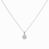 18K WHITE GOLD DIAMOND NECKLACE