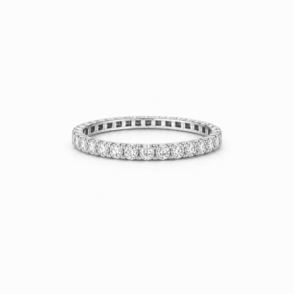 ETERNITY RING 1 18K WHITE GOLD DIAMOND RING