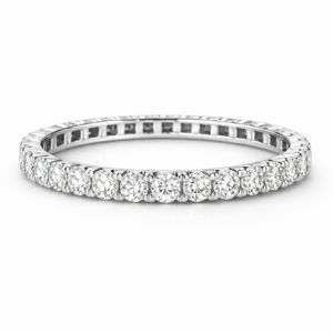 18K WHITE GOLD DIAMOND RING