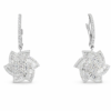 18K WHITE GOLD DIAMOND EARRING
