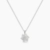 18K WHITE GOLD DIAMOND NECKLACE