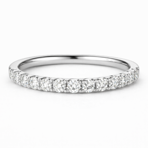 18K WHITE GOLD DIAMOND RING