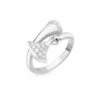 18K WHITE GOLD DIAMOND RING