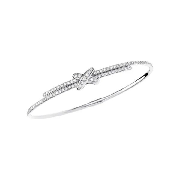 18K WHITE GOLD PAVE DIAMOND BRACELET