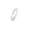 18K WHITE GOLD DIAMOND THIN RING