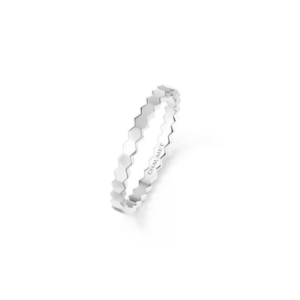18K WHITE GOLD THIN RING