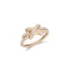 18K ROSE GOLD PAVE DIAMOND MEDIUM RING