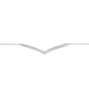 083294_primary 18K WHITE GOLD DIAMOND BRACELET