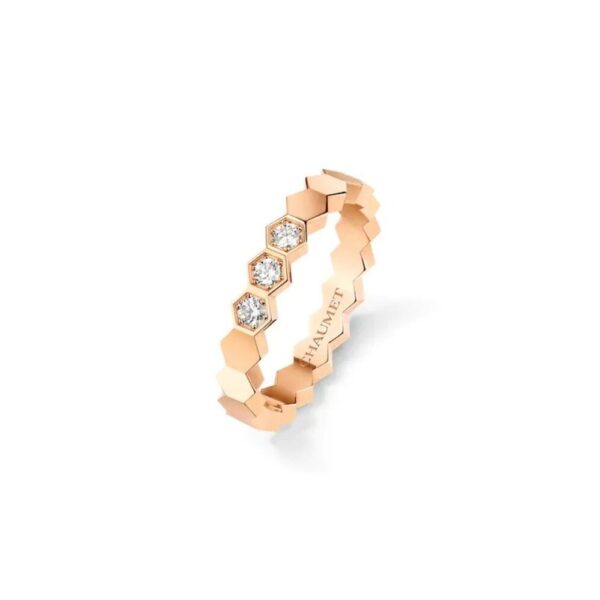 18K ROSE GOLD DIAMOND RING