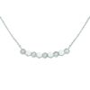 18K WHITE GOLD DIAMOND NECKLACE