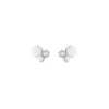 18K WHITE GOLD DIAMOND EARRING