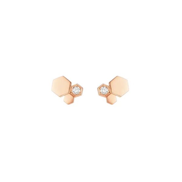 18K ROSE GOLD DIAMOND EARRING